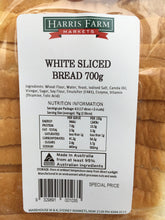 Load image into Gallery viewer, Harris Farm - Bread Sliced - White (700g)

