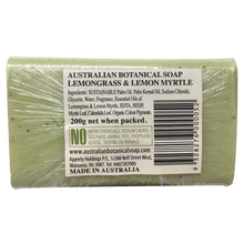 Load image into Gallery viewer, Australian Botanical - Soap Bar - Lemongrass &amp; Lemon Myrtle (200g)
